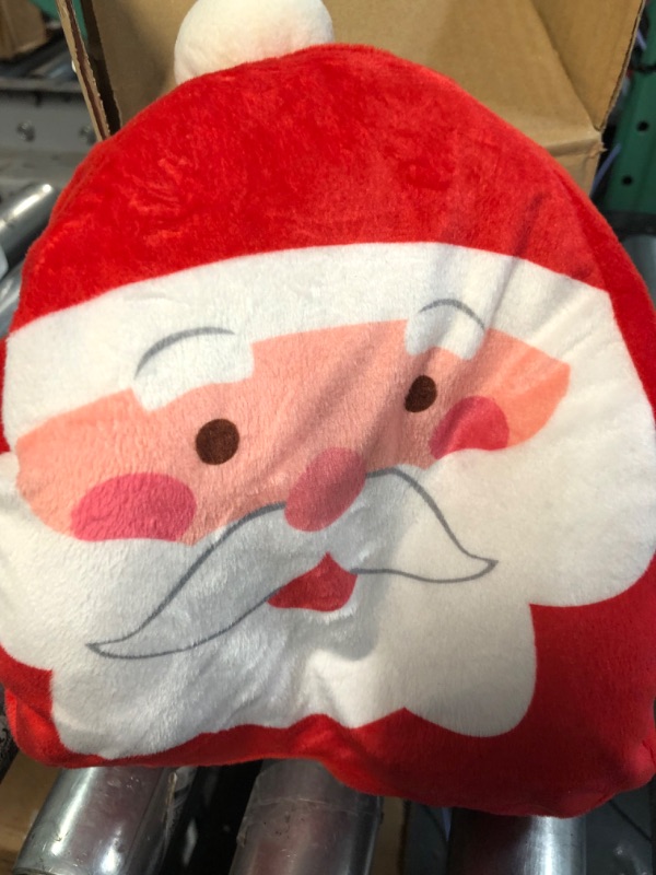 Photo 1 of  Christmas Cute Butt Throw Pillow,Fluffy Soft Santa Claus Butt Appearance Pillow,Spooky Pillows,for Neck Support Cushion Travel Christmas Party Outdoor Home
