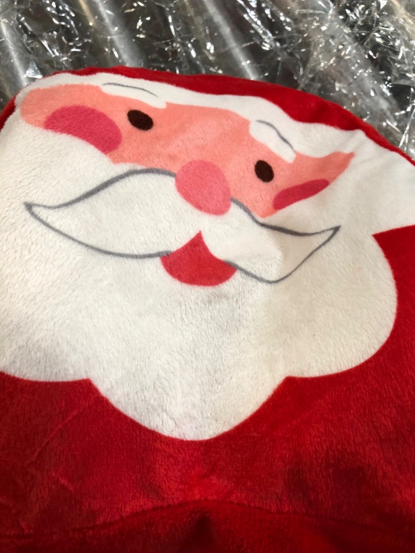 Photo 2 of  Christmas Cute Butt Throw Pillow,Fluffy Soft Santa Claus Butt Appearance Pillow,Spooky Pillows,for Neck Support Cushion Travel Christmas Party Outdoor Home