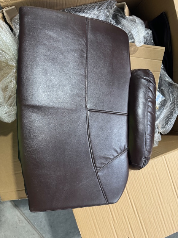 Photo 6 of **READ NOTES** BOX B ONLY MCombo Large Dual Motor Power Lift Recliner Chair with Massage Dark brown