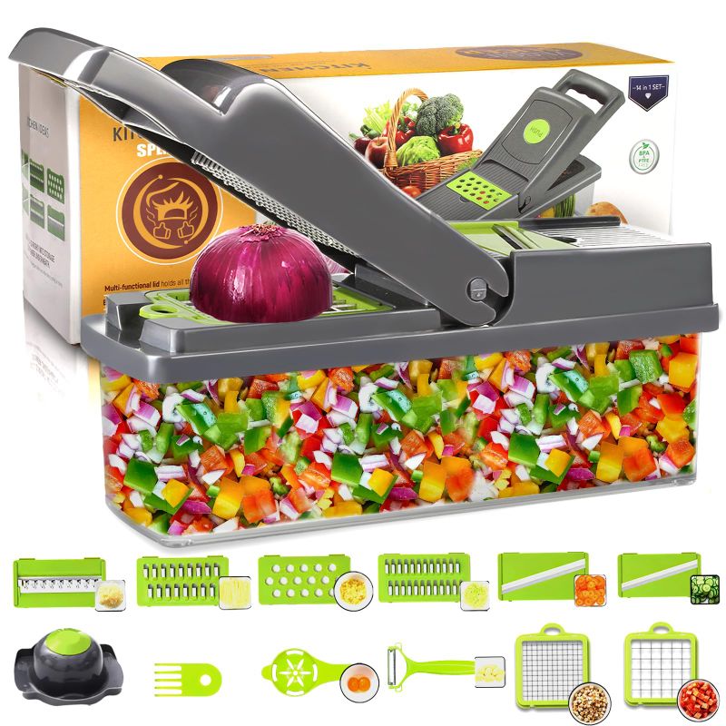 Photo 1 of (READ FULL POST) SPLMIFA Vegetable Chopper - Adjustable Vegetable Slicer -