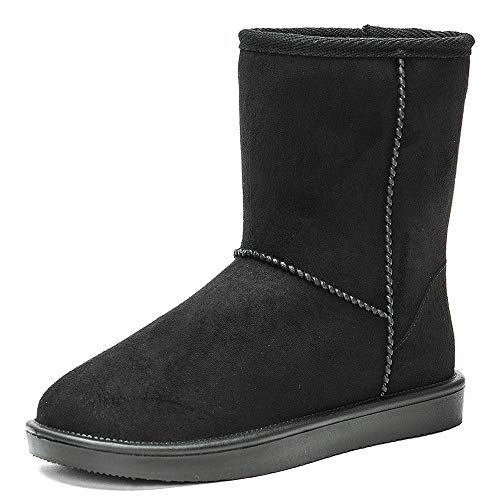 Photo 1 of DKSUKO Women's Classic Waterproof Snow Boots Winter Boots 9 Black