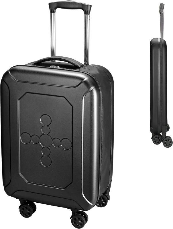 Photo 1 of (READ FULL POST) Awirniwy 20'' Carry on Luggage, Folding Luggage with Space-Saving, Suitcases with Spinner Wheels Brought on Plane Small Lightweight Password Luggage, Black, Carry