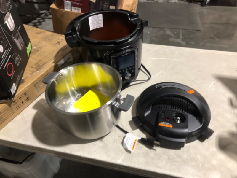 Photo 4 of ***MAJOR DAMAGE - NOT FUNCTIONAL - FOR PARTS ONLY - NONREFUNDABLE - SEE COMMENTS***
Instant Pot Pro 10-in-1 Pressure Cooker