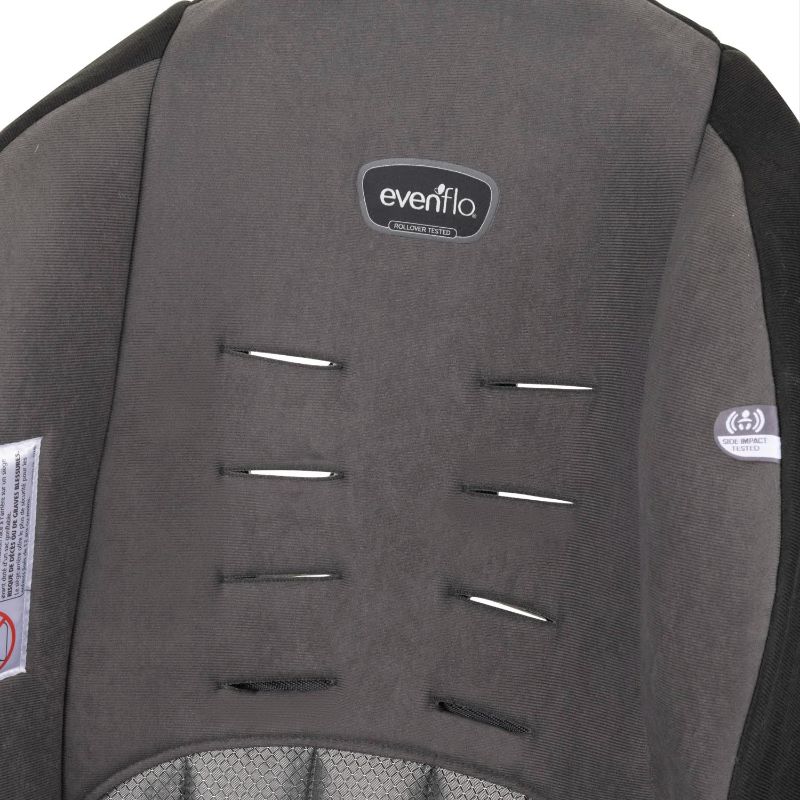 Photo 5 of (READ FULL POST) Evenflo Tribute LX Harness Convertible Car Seat, Solid Print Gray
