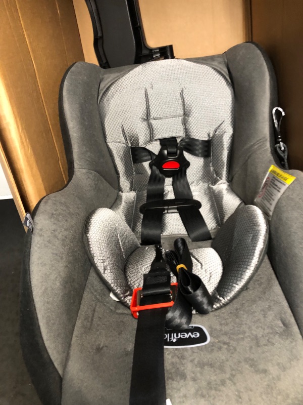 Photo 2 of (READ FULL POST) Evenflo Tribute LX Harness Convertible Car Seat, Solid Print Gray