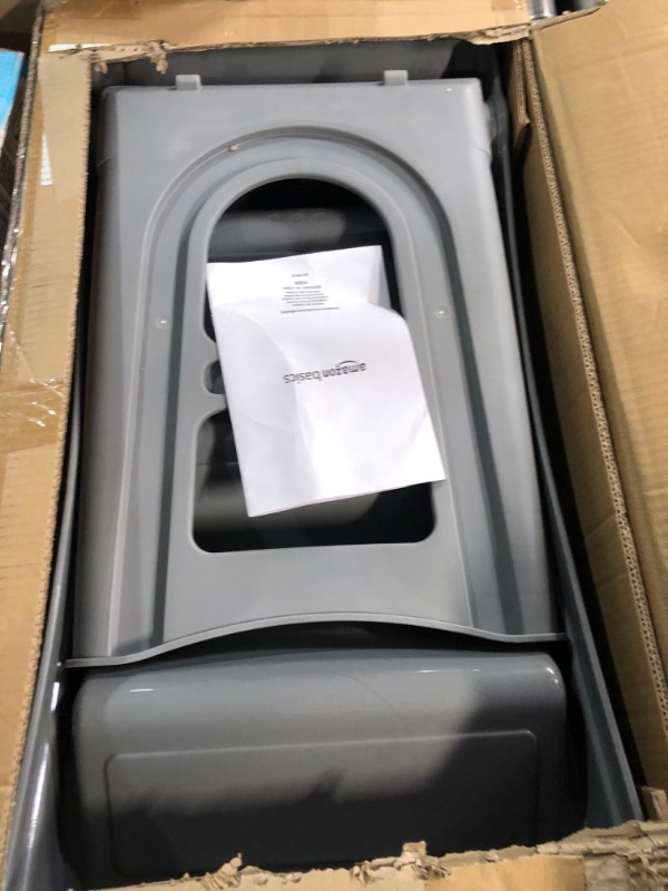 Photo 2 of ***USED - LIKELY MISSING PARTS - UNABLE TO VERIFY FUNCTIONALITY***
Amazon Basics Foldable Steps for Dogs and Cats, Grey, 14.6"X24.82"X19.5"
