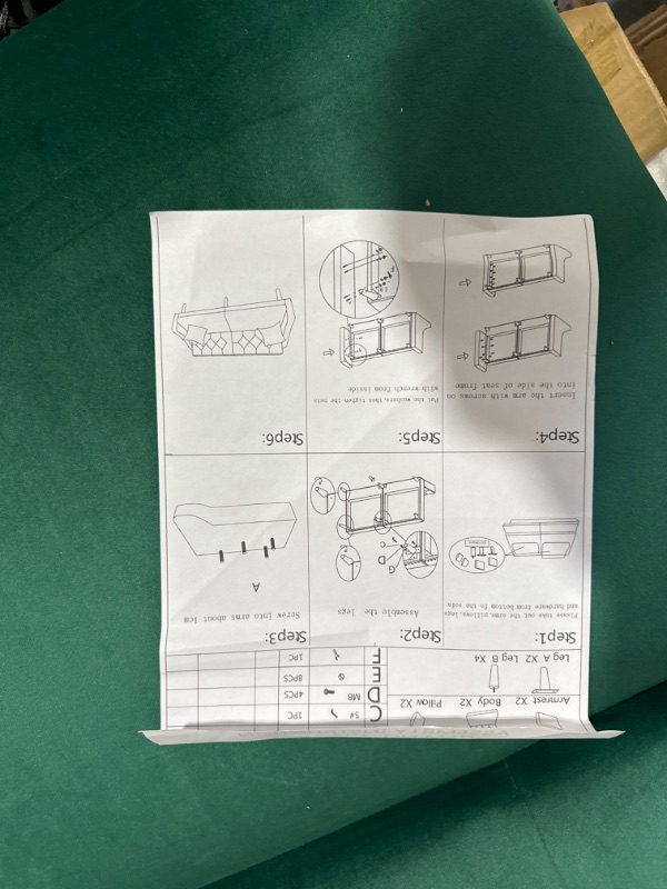 Photo 5 of **PARTICAL SET READ NOTES**DNYN Convertible Sleeper Futon Sofa 