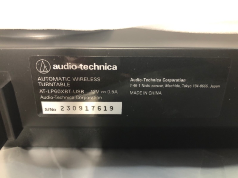 Photo 1 of Audio-Technica AT-LP60XBT-USB-BK Fully Automatic Belt-Drive Stereo Turntable with Bluetooth and USB