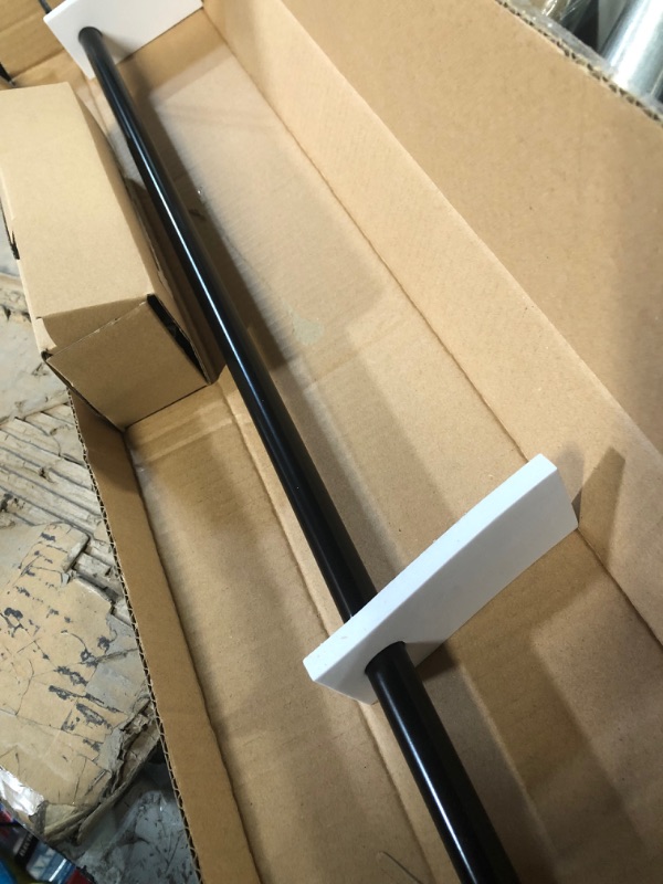Photo 1 of (READ FULL POST) Sorrento 26-48 Inch Adjustable Curtain Rod Set, 5/8 Inch Diameter in Oil Rubbed Bronze Oil Rubbed Bronze 26-48 Inch