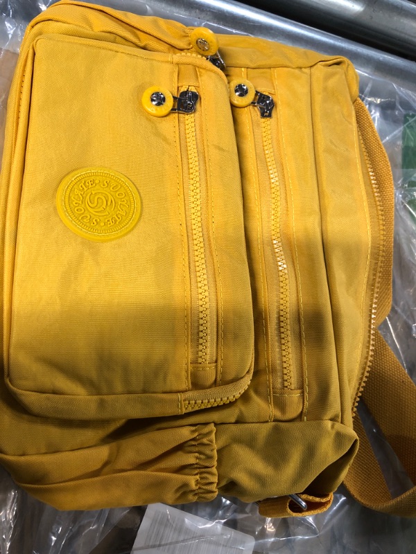 Photo 2 of *STOCK PIC FOR REFERENCE*
WITERY Nylon Crossboby Bag- YELLOW