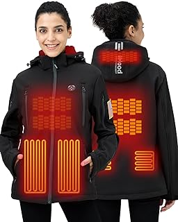 Photo 1 of iHood Women's Heated Jacket with 12V Battery Pack Waterproof Winter Outdoor heated Jacket for Women Heating Jacket coat
