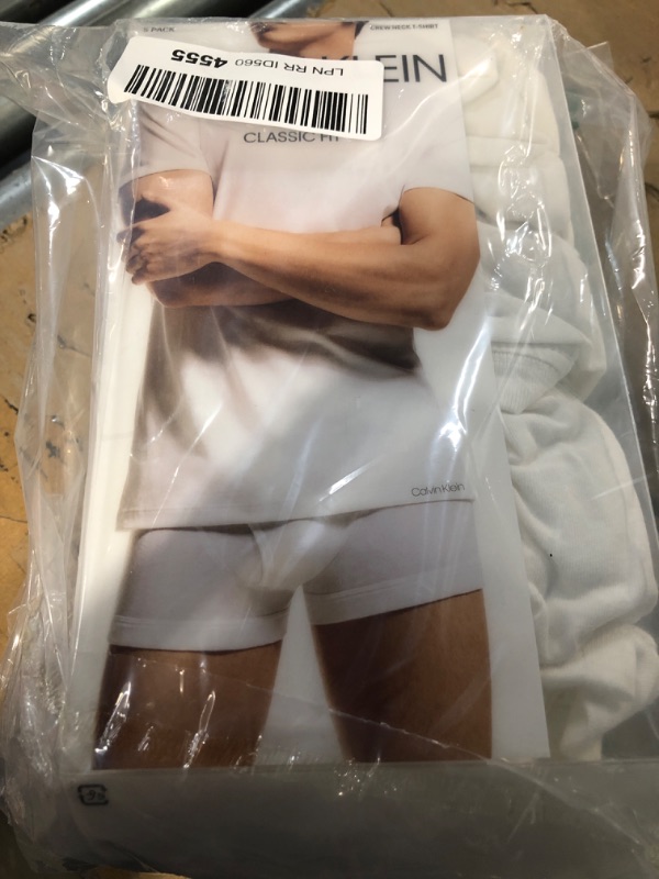 Photo 1 of Calvin Klein Men's Cotton Classics 5-Pack Undershirts- WHITE
