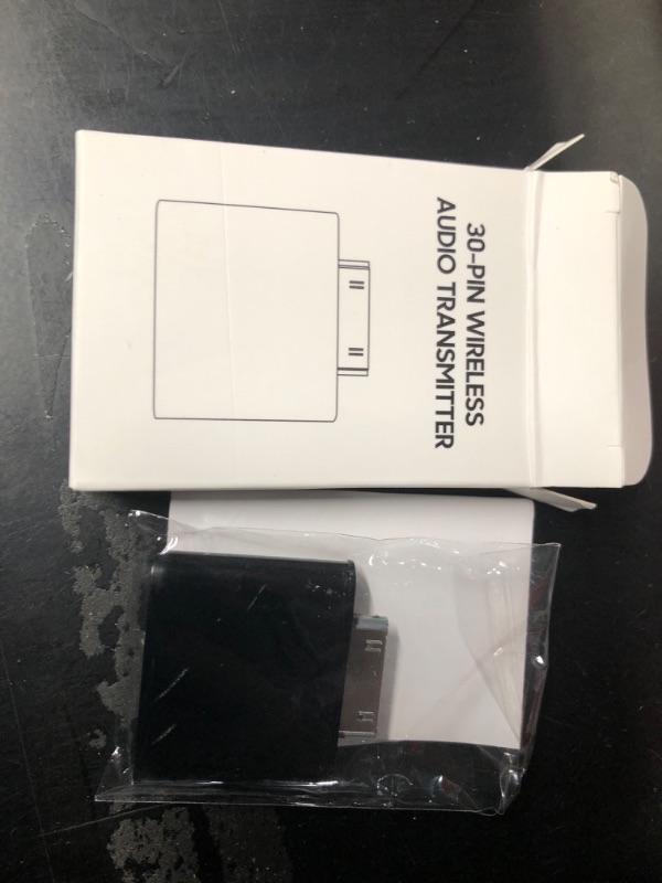 Photo 1 of Bluetooth Transmitter for iPod Classic, Plug-and-Play Bluetooth Adapter Connector for iPod Classic 160gb, Bluetooth Adapter Compatible with iPod Classic and iPod Nano (Black)