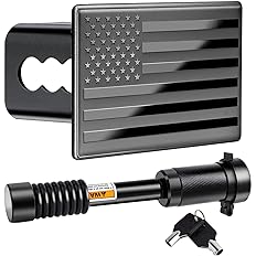 Photo 1 of  Trailer Hitch Covers, Heavy American Flag Metal Hitch Cover