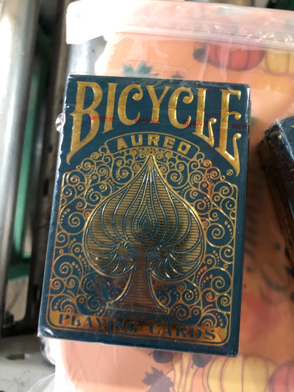 Photo 1 of Bundle of 2** Bicycle Aureo Playing Cards 