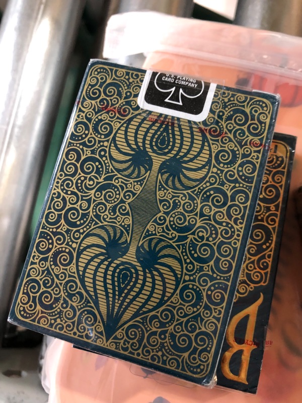 Photo 1 of Bundle of 2** Bicycle Aureo Playing Cards 