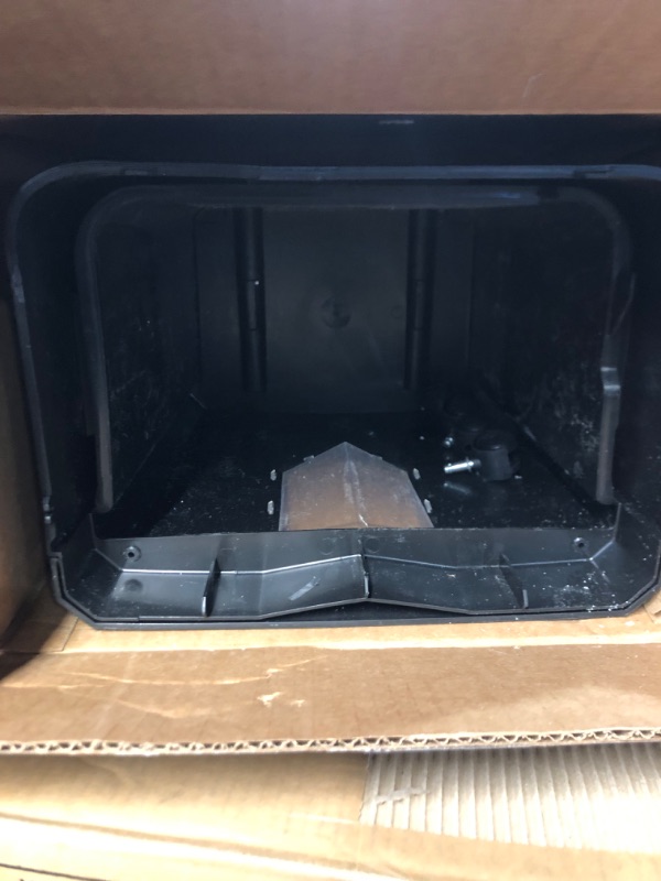 Photo 3 of **USED**
Amazon Basics 8 Sheet Cross Cut Paper and Credit Card Shredder with 4.1 Gallon Bin, Black