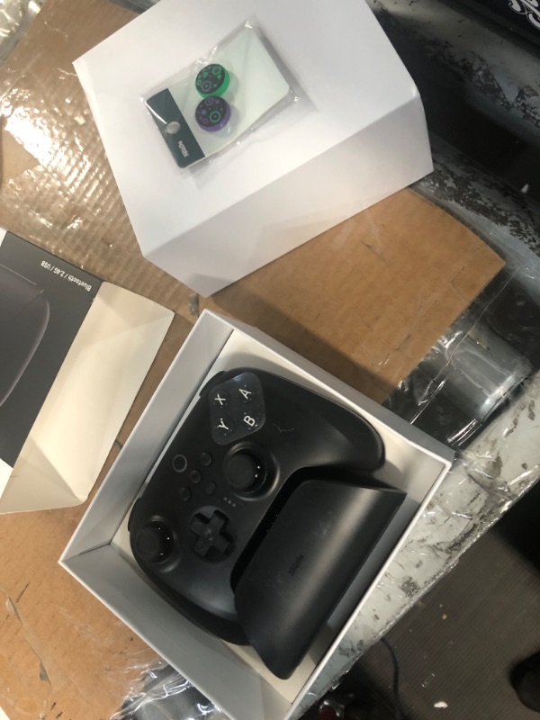 Photo 2 of 8Bitdo Ultimate Bluetooth Controller with Charging Dock, Wireless Pro Controller for Switch, Windows and Steam Deck (Black)