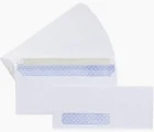 Photo 1 of Amazon Basics #10 Security-Tinted Self-Seal Business Envelopes with Left Window, Peel & Seal Closure - 500-Pack, White Tint Peel & Seal Single Left Window Envelopes