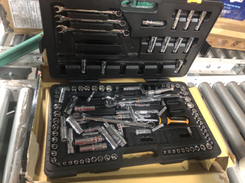 Photo 2 of GEARWRENCH 118 Pc. 1/4", 3/8" & 1/2" Drive 6 & 12 Pt. Mechanics Tool Set, Standard & Deep, SAE/Metric - 83001D