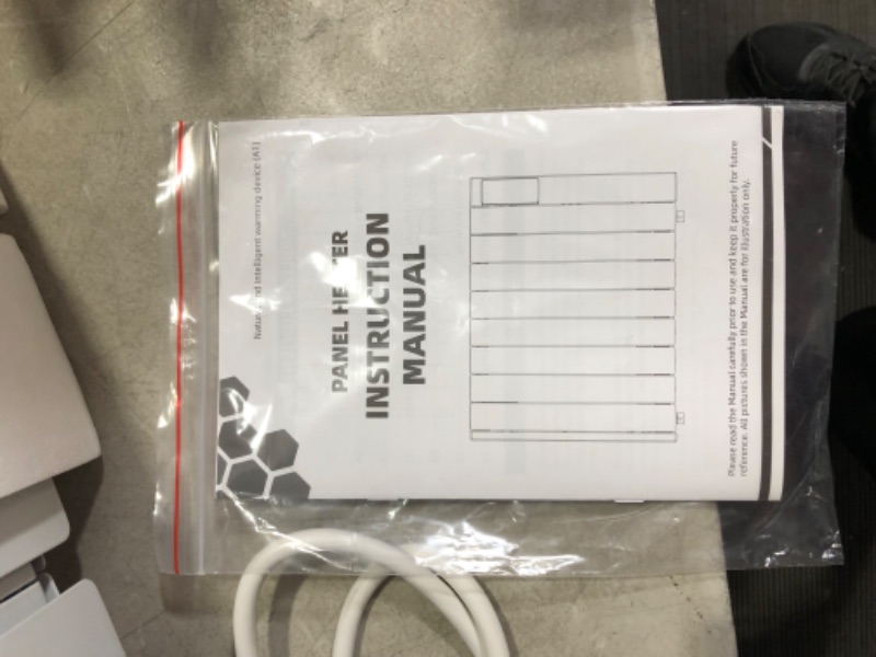 Photo 1 of ***USED - LIKELY MISSING PARTS - UNABLE TO VERIFY FUNCTIONALITY***
BREEZEHEAT 1500w Plug-in Electric Panel Heater-Wall Heaters for Indoor Use, Freestanding/Wall Mount Space Heater w/Digital Display, 24/7 Heating, Adjustable Thermostat,Safety Protection, W