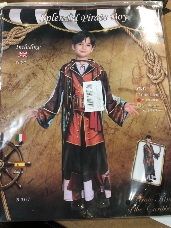 Photo 1 of EOZY KIDS HALLOWEEN SPLENDID PIRATE BOY MEDIUM