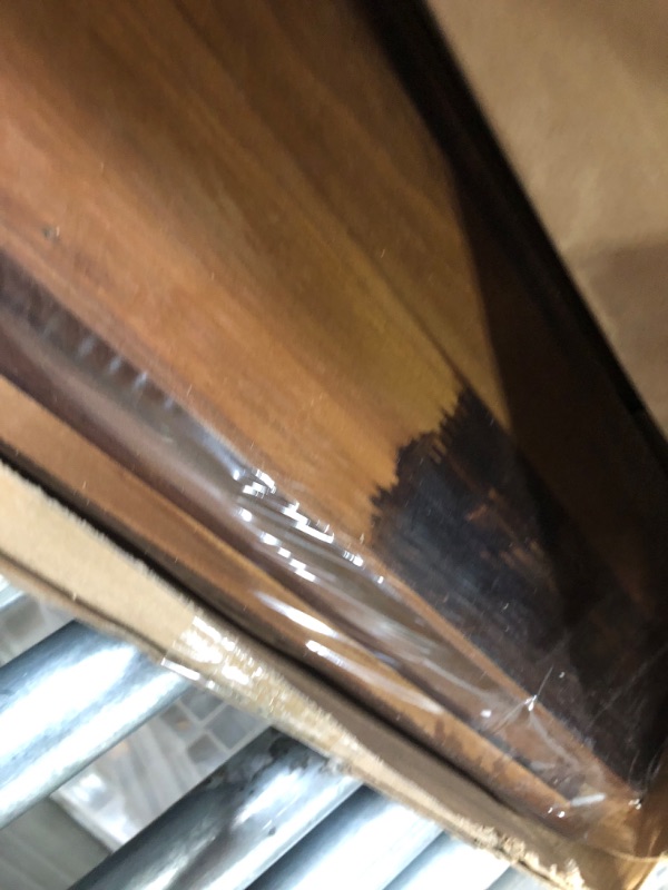 Photo 1 of MBYD 48 Inch Wood Photo Picture Ledge Shelf, Light Walnut Wall Floating Nursery Book Shelves for Bedroom Office Bathroom Living Room Décor Set of 3 48 in Light Walnut