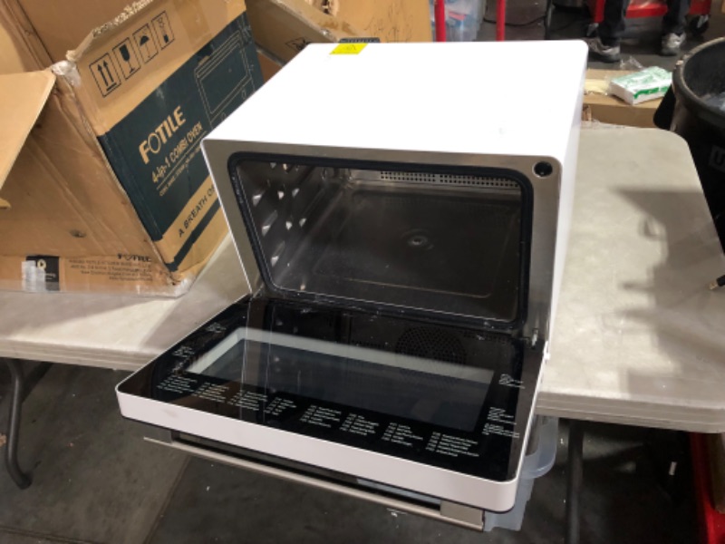 Photo 7 of ***USED - DIRTY - SCUFFED - DENTED - SEE PICTURES - UNABLE TO TEST - LIKELY MISSING PARTS***
FOTILE Chefcubii 4-in-1 Countertop Convection Steam Combi Oven Air Fryer Food Dehydrator with Precise Temperature Control