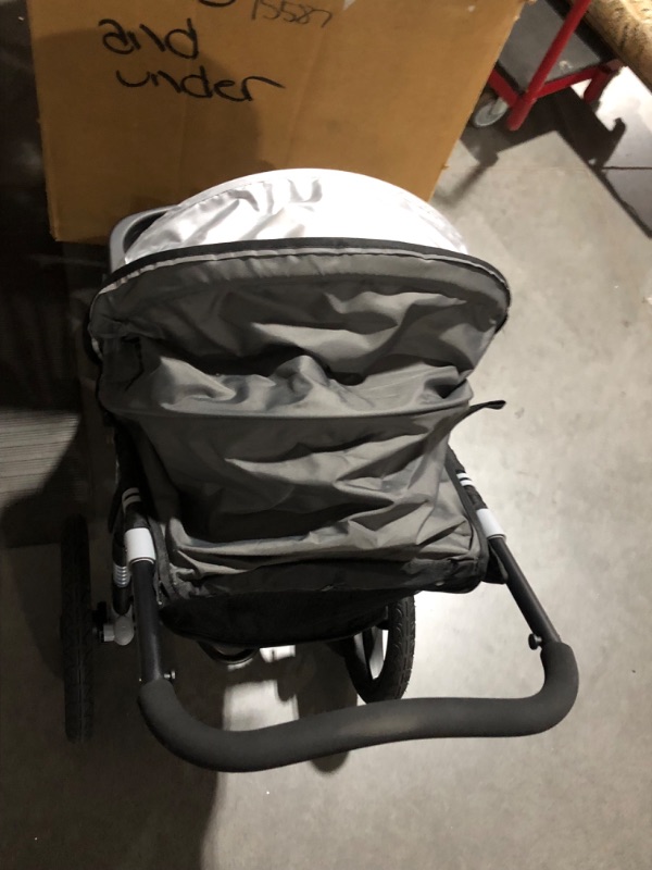 Photo 2 of ***USED - NO PACKAGING - MISSING CUPHOLDER - OTHER PARTS LIKELY MISSING AS WELL***
Jeep Classic Jogging Stroller by Delta Children, Grey