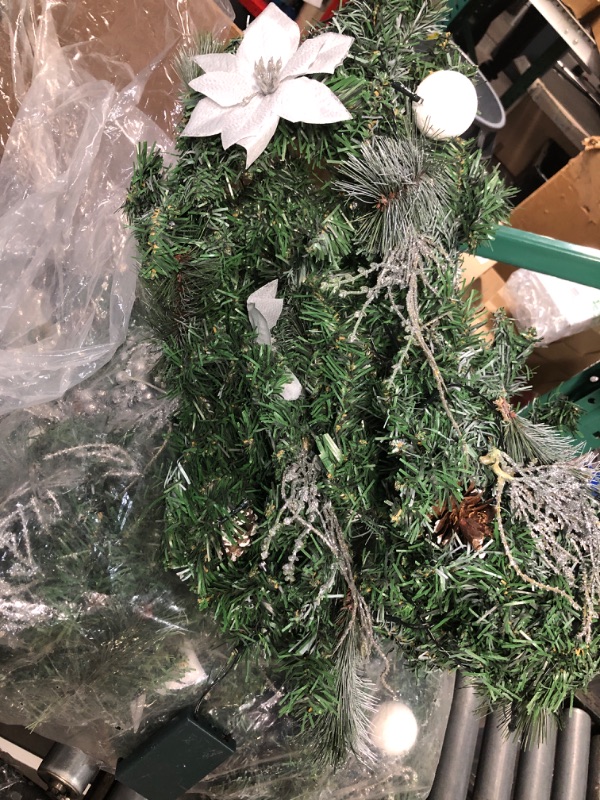 Photo 1 of  Champagne Gold Decorated Green Christmas Garland