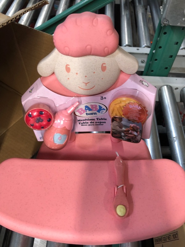 Photo 3 of BABY born Baby Doll Mealtime Table - Includes Nourishing Food, Sturdy, High-End Design, Fits Dolls up to 17", for Kids Ages 3 and Up