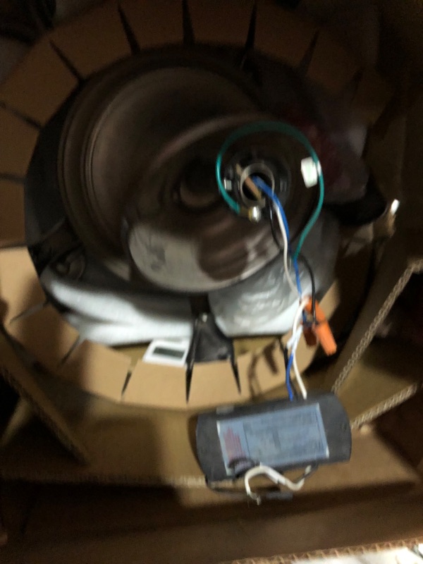Photo 1 of ***PARTS ONLY/NON-RETURNABLE***
SILVER Ceiling Fans with Lights