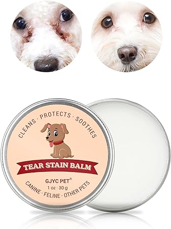 Photo 1 of ***PACK OF 2***Pet Tear Stain Remover Balm - 1 oz (30g) Natural, Plant-Based Eye Care for Dogs and Cats - Gently Cleanses and Restores Sparkling Eyes