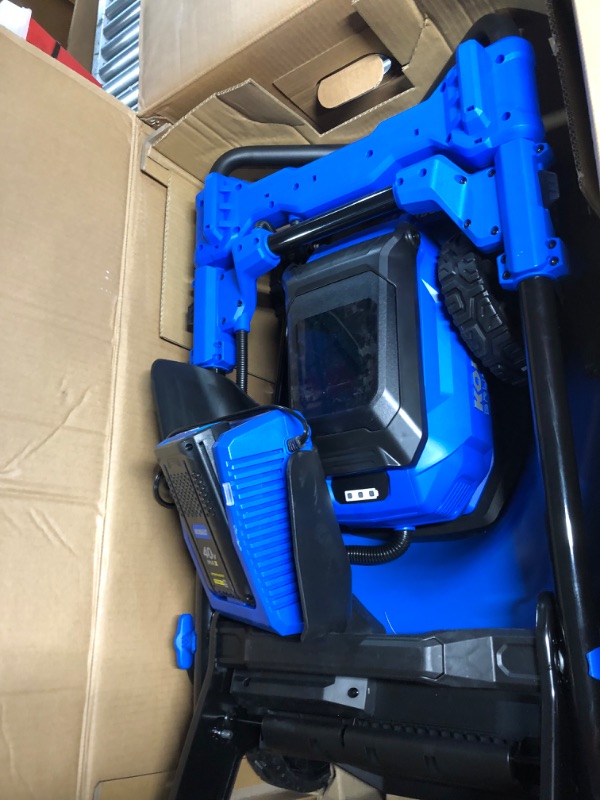 Photo 2 of ***DAMAGED - MISSING PARTS - UNTESTED - SEE COMMENTS***
Kobalt 40-Volt Max Brushless Lithium Ion Self-propelled 20-in Cordless Electric Lawn Mower 