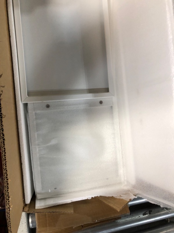 Photo 1 of Metal Console Table with 3 Tier Storage Rack, Entryway Table, Industrial Sofa Table?Narrow Entry Table, Hallway Sofa Table (White)