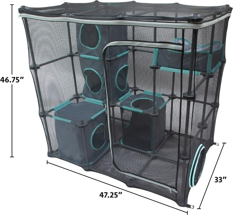 Photo 4 of (READ FULL POST) Kitty City Claw Indoor and Outdoor Mega Kit Cat Furniture, Cat Sleeper, Outdoor Kennel