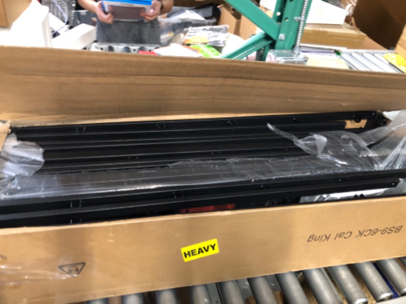 Photo 1 of ALDRICH 9 Inch Heavy Duty Metal Box Spring Mattress Foundation 3000lbs Max Weight Capacity/Non-Slip/No Noise/Easy Assembly/Easy Clean Cover,California King California King 9.0 Inches