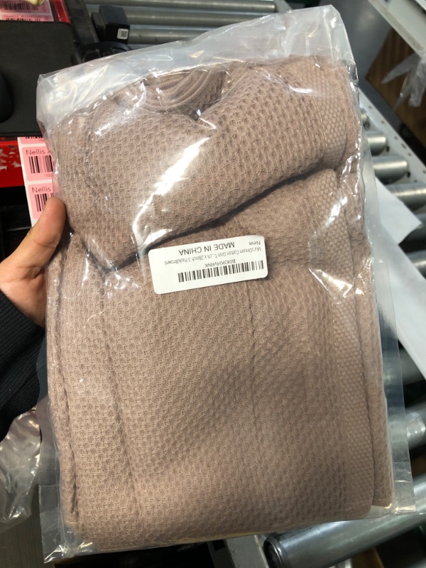 Photo 1 of Mia'sDream Cotton Dish Towels for Kitchen, Kitchen Towels, Hand Face Head Towel Waffle Weave, Soft and Absorbent Bath Guest Gym Towel Washcloths, 13inch x 28inch 3 Pack(Brown) 13inch x 28inch Brown