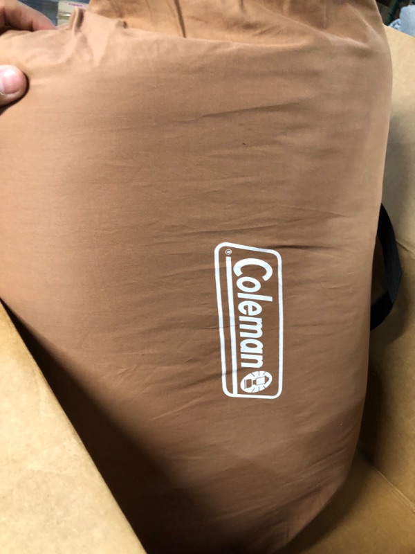 Photo 3 of (READ FULL POST) Coleman Dunnock Cold Weather Adult Sleeping Bag , Brown, heights up to 6 feet 4 inch tall