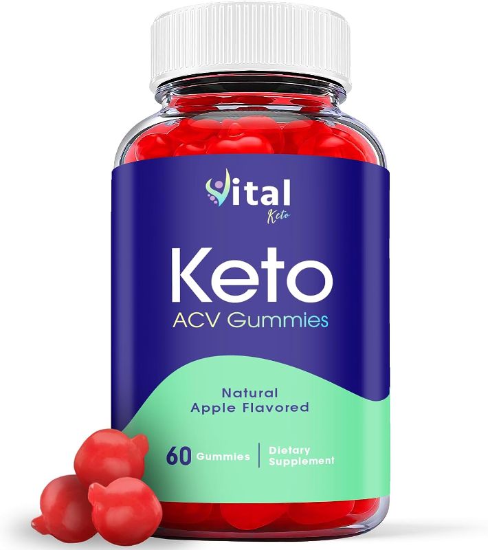 Photo 1 of ITEM EXPIRES ON 07/2025
Vital Keto Ketogenic ACV Apple Cider Vinegar Diet Gummies - Advanced Loss Diet (60 Gummies)