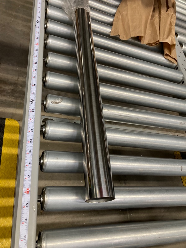 Photo 2 of FGJQEFG 2.25 Inch Straight DIY Custom Mandrel Exhaust Pipe Tube Pipe, 40 Inch Length, 2.25'' OD Mandrel Straight Pipe, T304 Stainless Steel, Universal Fitment - 1PC 2.25''OD-Straight-40''-1PC