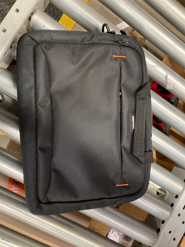 Photo 1 of Amazon Basics 11.6-Inch Laptop and iPad Tablet Shoulder Bag Carrying Case, Black 11.6 Inch 1-pack Bag