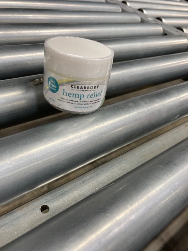 Photo 1 of Clearbody Organics - USA Made Hemp Cream Maximum Strength - Soothe Discomfort in Your Back, Muscles, Joints, Neck, Shoulder, Knee, Nerves - Natural Peppermint and Soothing Arnica Extract 2 Fl Oz (Pack of 1)