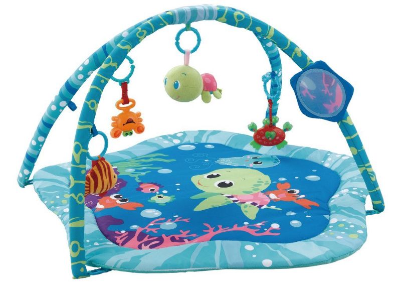 Photo 1 of EMILYSTORES Baby Activity Play Gym Mats Ocean Park L30 x W30 Inch
