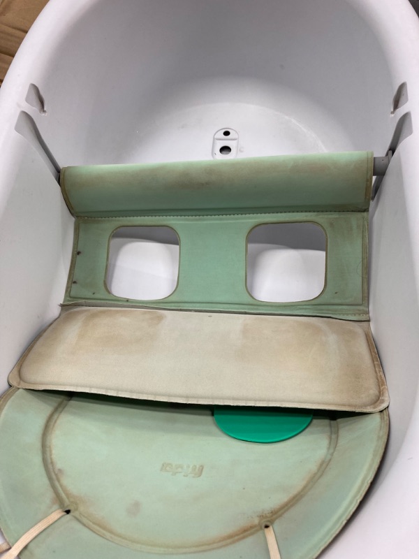 Photo 3 of 4-in-1 Grow-with-Me Bath Tub by Frida Baby Transforms Infant Bathtub to Toddler Bath Seat with Backrest for Assisted Sitting in Tub