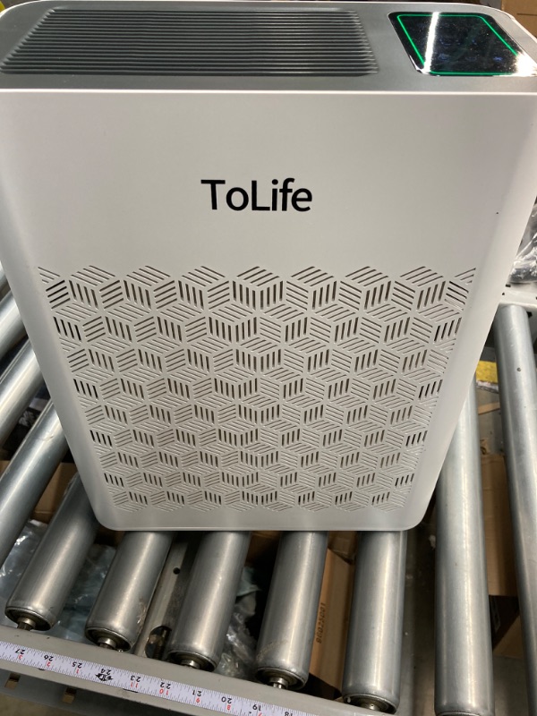 Photo 2 of ***PARTS ONLY***ToLife Air Purifiers for Home Large Room Up to 1095 Ft² with PM 2.5 Display Air Quality Sensor, Auto Mode, Timer, HEPA Air Purifier for Bedroom Filters Smoke, Pollen, Pet Dander, Allergies, White