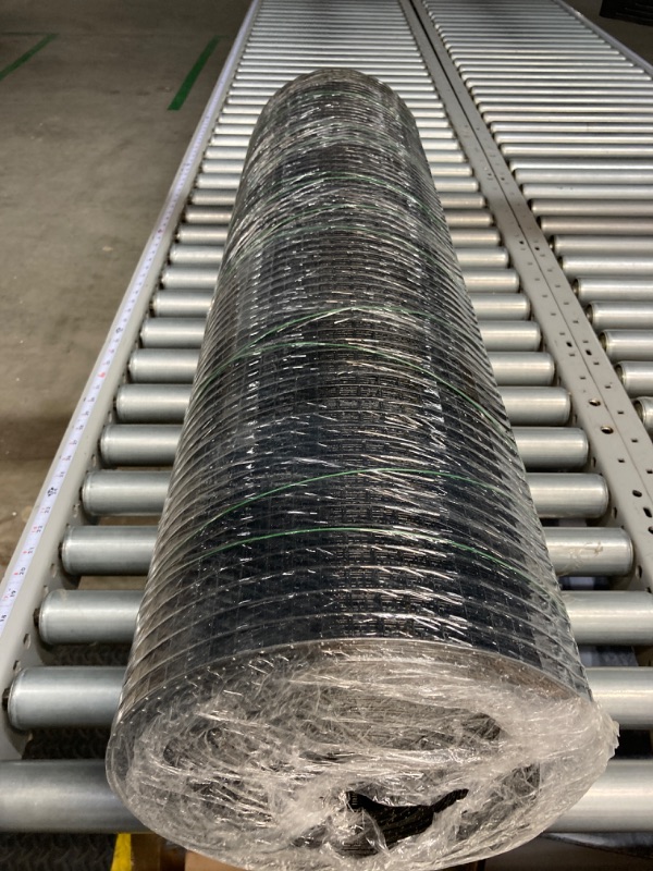 Photo 2 of 36'' x 100' 1/2inch Hardware Cloth 19 Gauge Black PVC Coated Wire Fencing Galvanized Welding Garden Fence Roll Square Mesh 19 Gauge Chicken Rabbit Snake Cage Heavy Duty Welding Fencing 1/2''/ 36'' x 100'