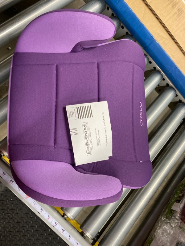 Photo 2 of Cosco Topside Booster Car Seat - Easy to Move, Lightweight Design (Grape), 1 Count (Pack of 1)