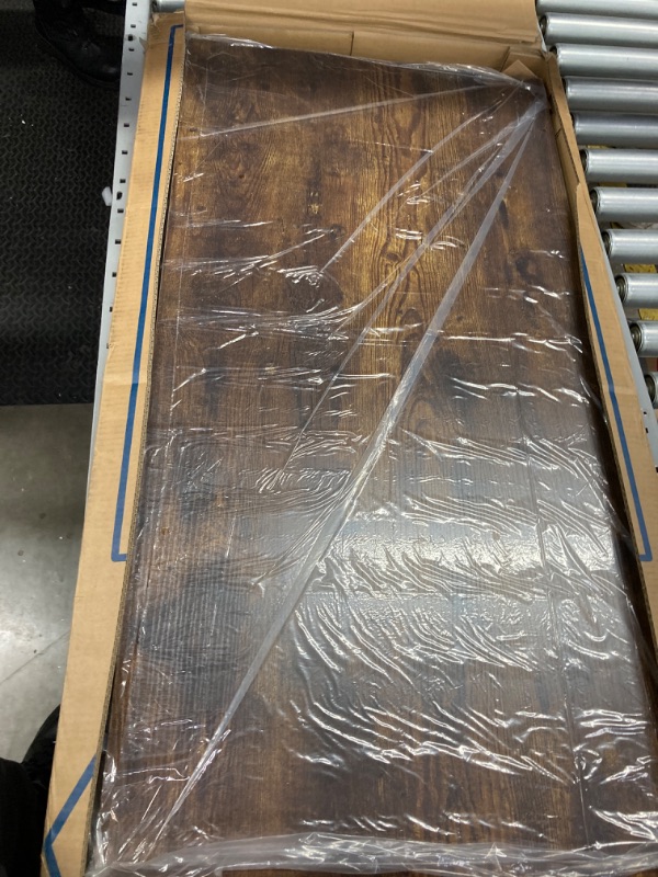 Photo 1 of Pamray 39 Inch Computer Desk with Monitor Stand Small Home Office Desks with Non-Woven Storage Drawer for Bedroom Study Table Writing and Work Desk Vintage Vintage 40 inch