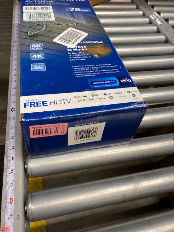 Photo 1 of RCA Compact Outdoor or Attic Yagi TV Antenna - Long Range Digital OTA Antenna for Clear Reception, NexGenTV Compatible, Supports 4K/8K 1080p TVs 75 Mile Range